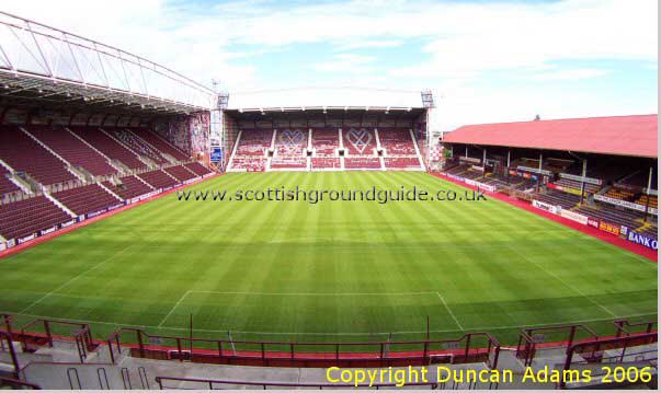 Photo Looking Towards The Roseburn Stand 
